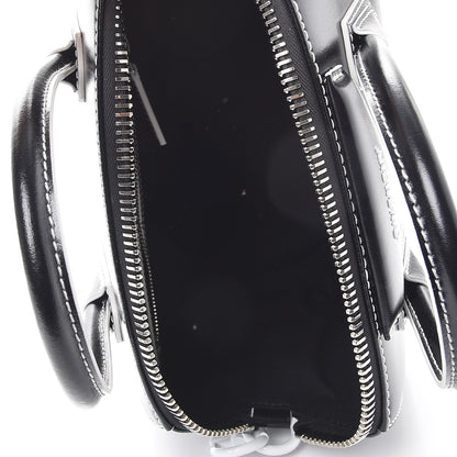 Givenchy Calfskin Contrast Topstitch Small Antigona Black White 5 of 7