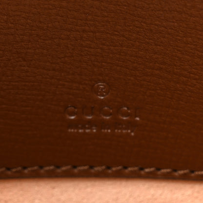 Gucci GG Supreme Monogram Azalea Calfskin Web Mini Jackie 1961 Hobo Beige Ebony Brown Sugar 6 of 11