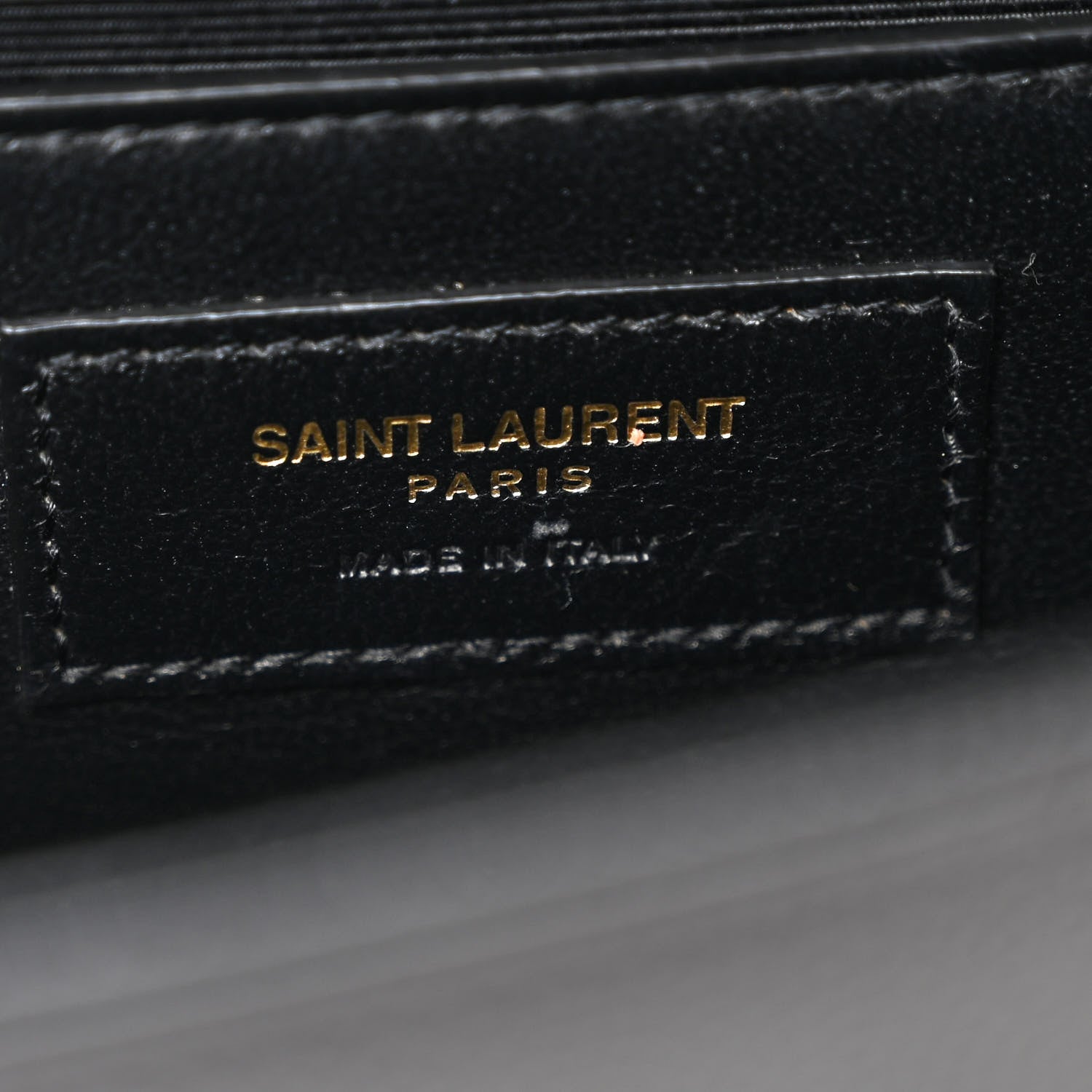 Saint Laurent Grain De Poudre Medium Classic Monogram Kate Satchel Black 6 of 11