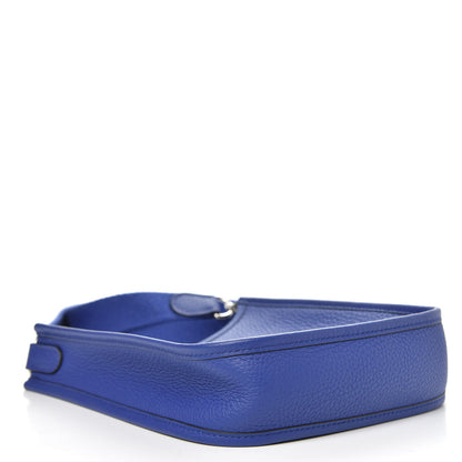 Hermes Taurillon Clemence Evelyne TPM Bleu Electrique 4 of 10