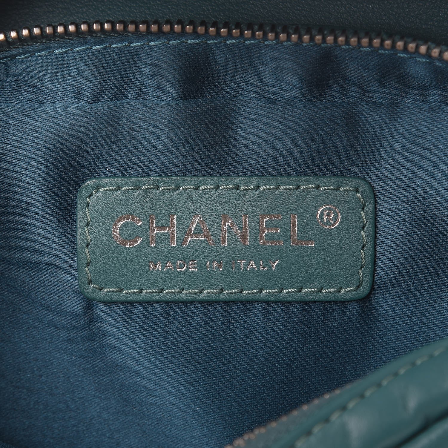 Chanel Calfskin Ultimate Stitch Mini Flap WOC Bag Turquoise 8 of 9