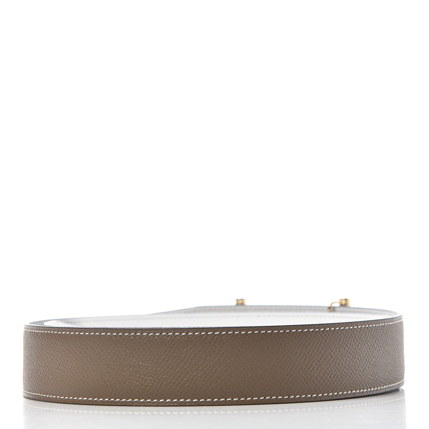 Epsom 32mm H Hippique Belt 85 Etoupe White