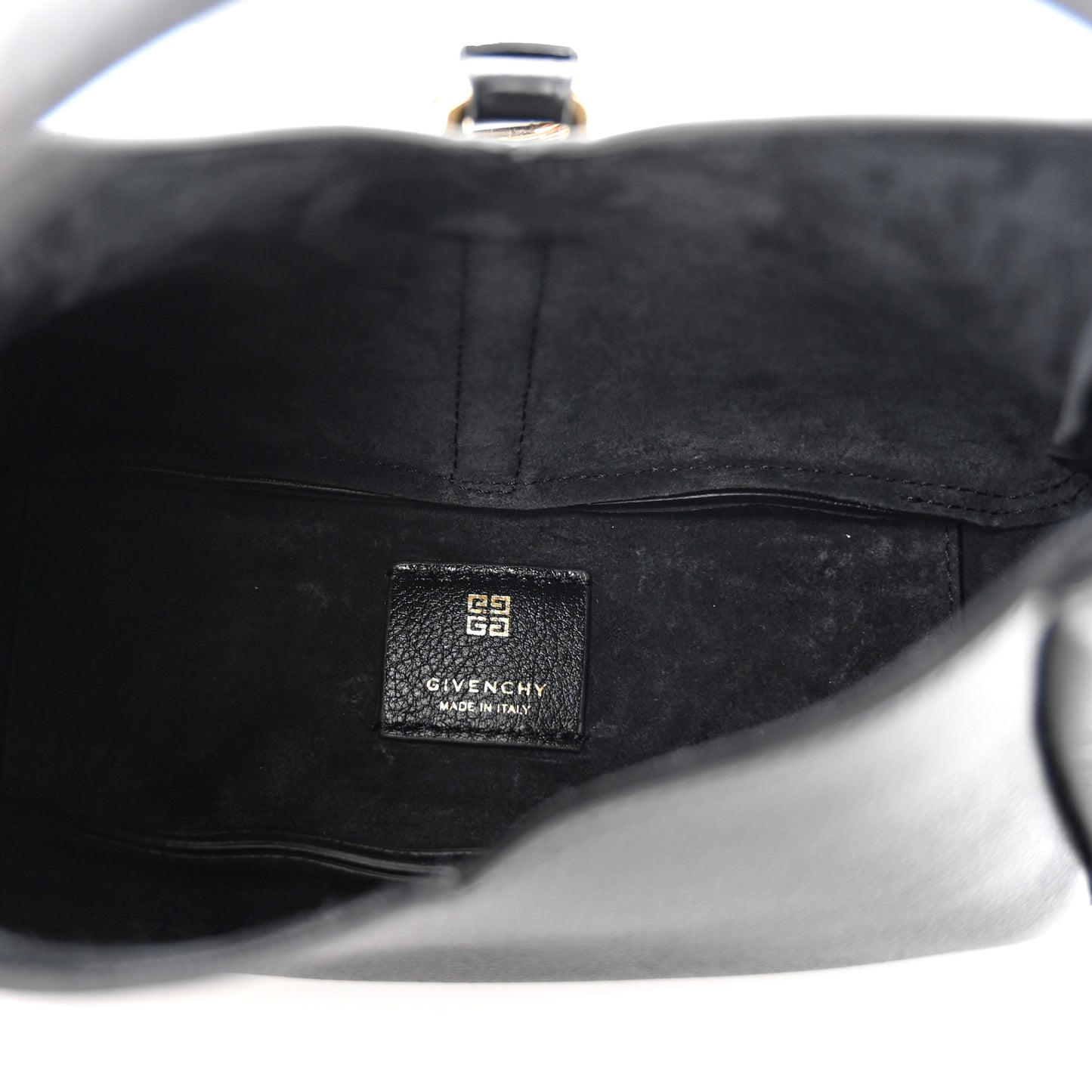 Grained Calfskin Mini G-Lock Hobo Black