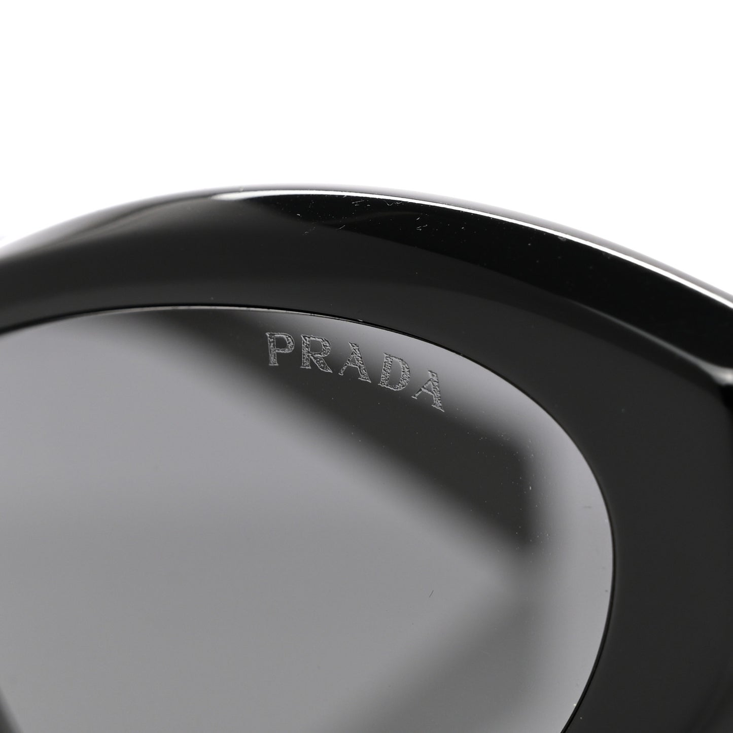 Acetate Oval Sunglasses SPR 26Z Black