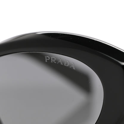 Prada Acetate Oval Sunglasses SPR 26Z Black 6 of 7