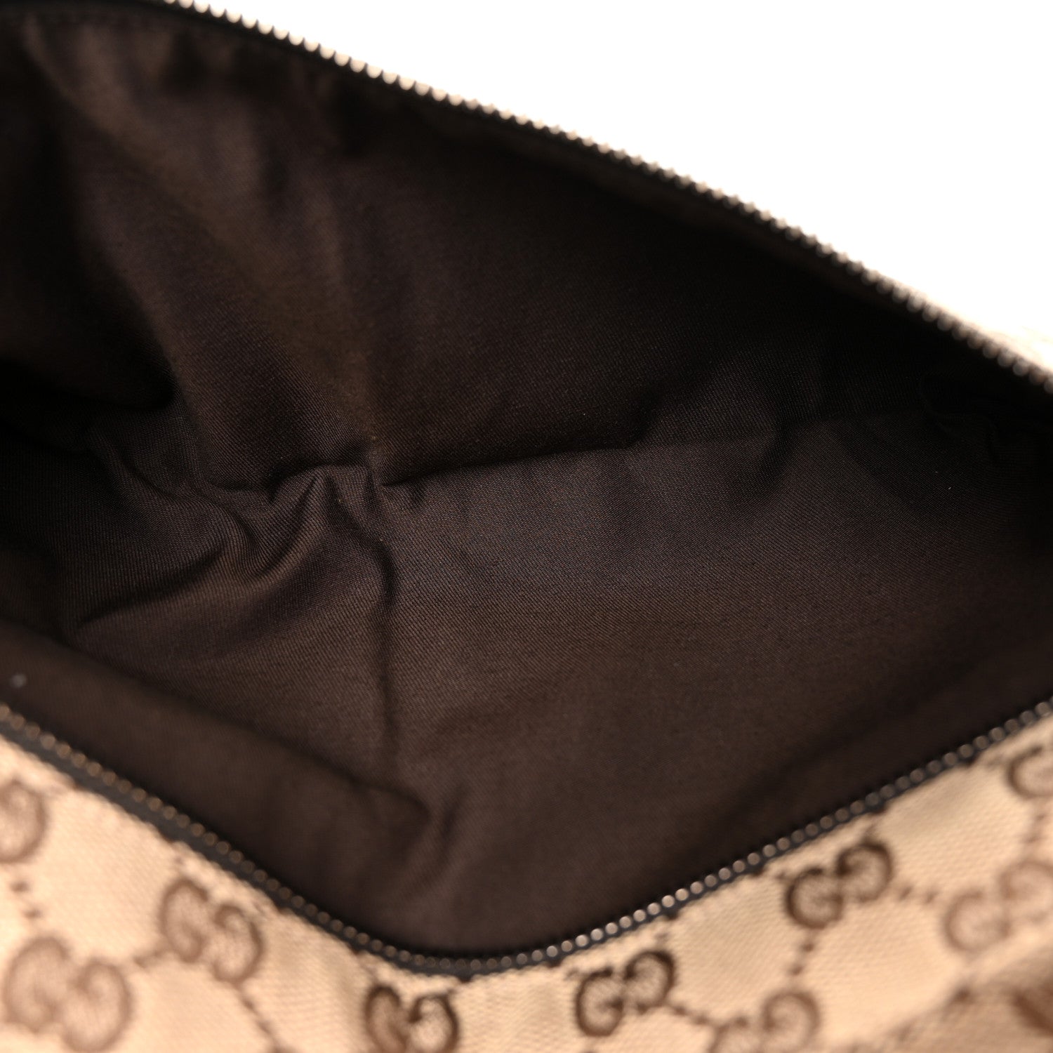Gucci GG Monogram Double Pocket Belt Bag Dark Brown 5 of 10