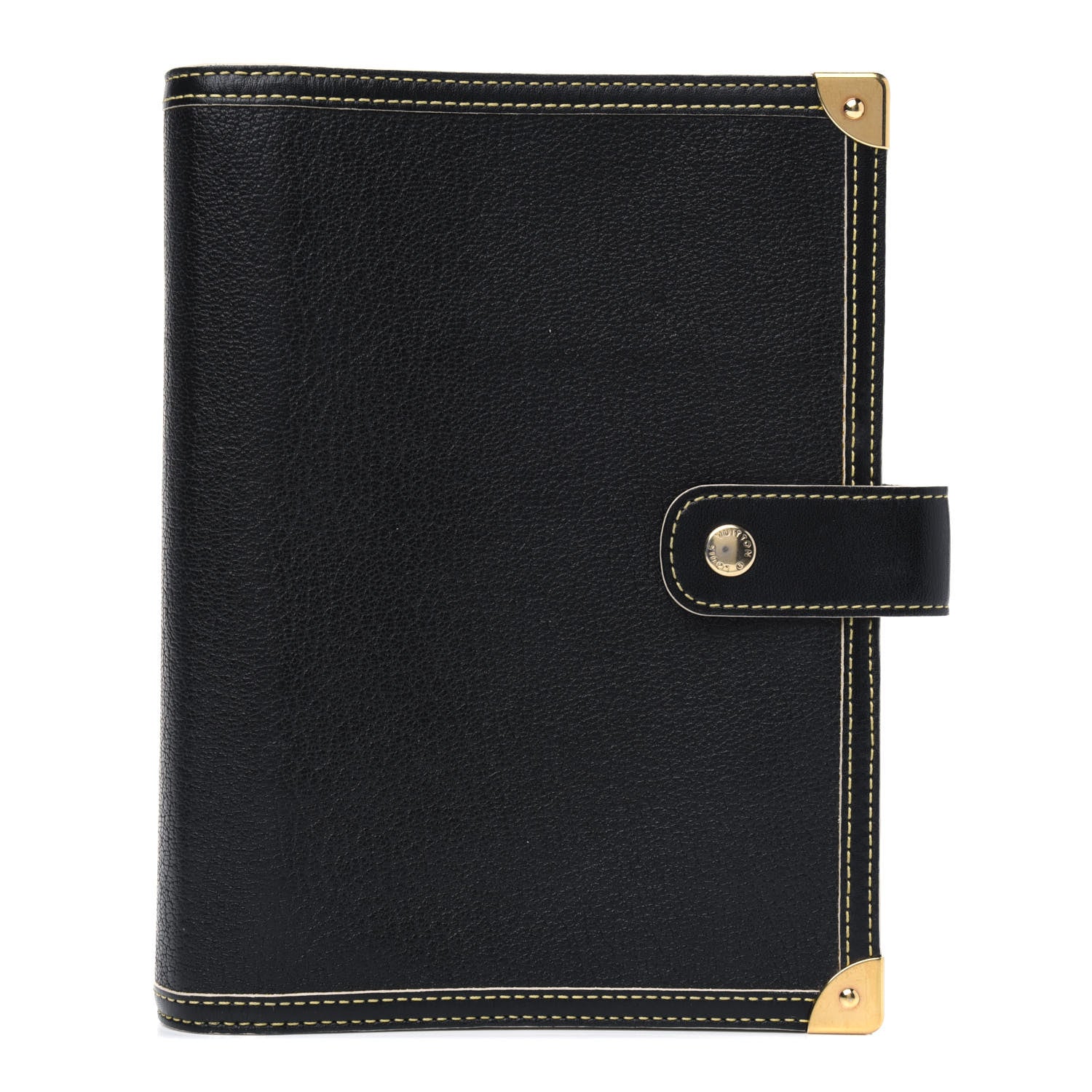 Louis Vuitton Suhali Medium Ring Agenda Black 1 of 5
