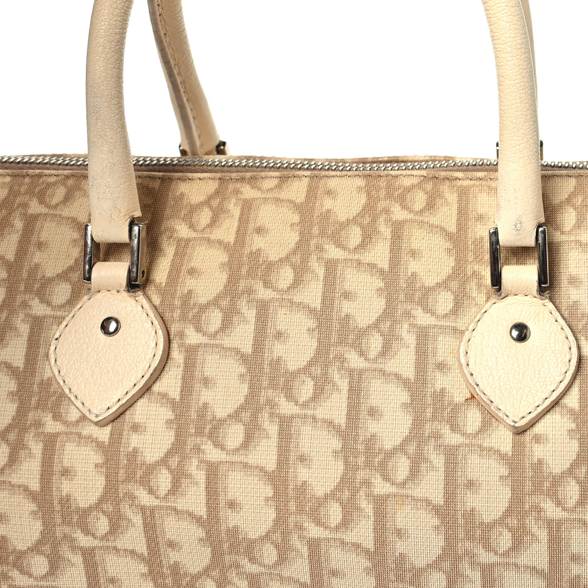 Christian Dior Monogram Vintage Flowers Boston Beige 12 of 12