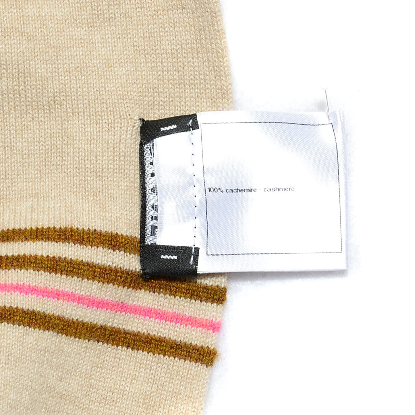 Cashmere Paris Dallas Fringe Scarf Beige Camel Pink