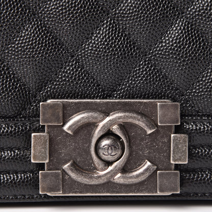 Chanel Caviar Quilted Small Boy Flap Black 10 of 11
