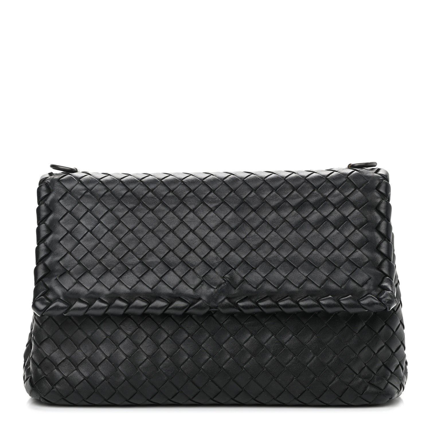 Bottega Veneta Nappa Intrecciato Small Olimpia Bag Black 1 of 9