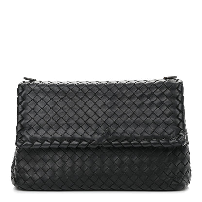 Bottega Veneta Nappa Intrecciato Small Olimpia Bag Black 1 of 9