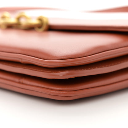 Saint Laurent Smooth Calfskin Le Maillon Satchel Orange 10 of 12