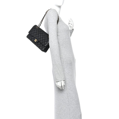 Chanel Caviar Quilted Medium Double Flap Black 2 of 14