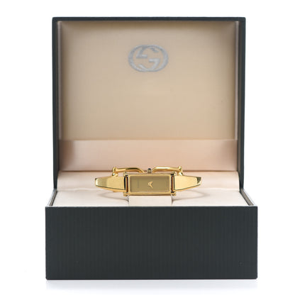 Gucci Stainless Steel 12mm 1500L Horsebit Quartz Watch Gold 6 of 6