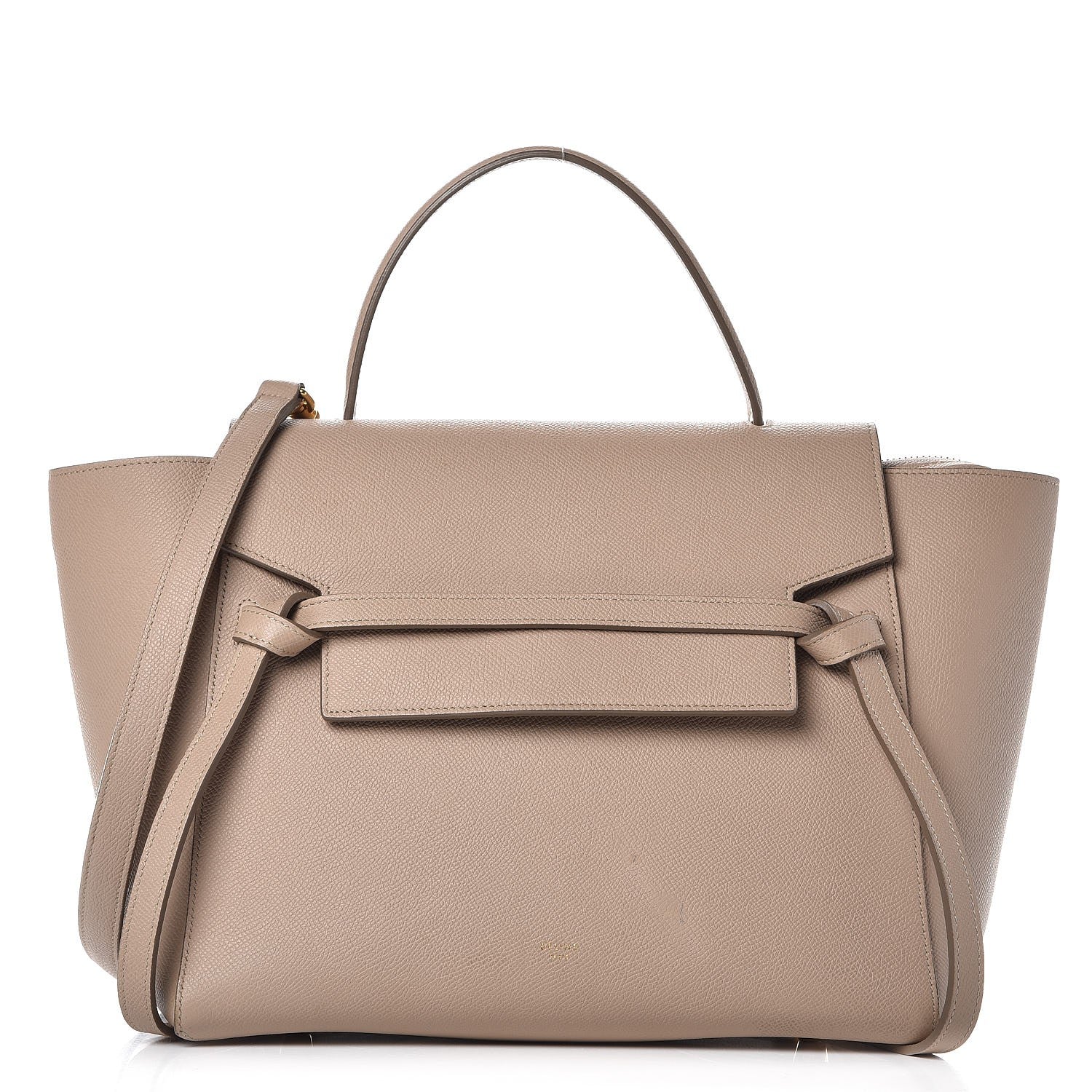 Celine Grained Calfskin Mini Belt Bag Light Taupe 1 of 10