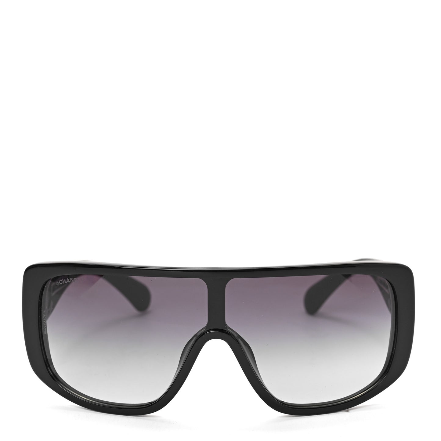 Acetate Shield Sunglasses 5495 Black