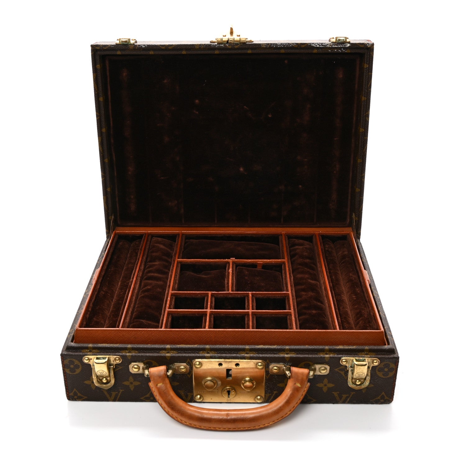 Louis Vuitton Monogram Jewellery Case Hard trunk 14 of 19