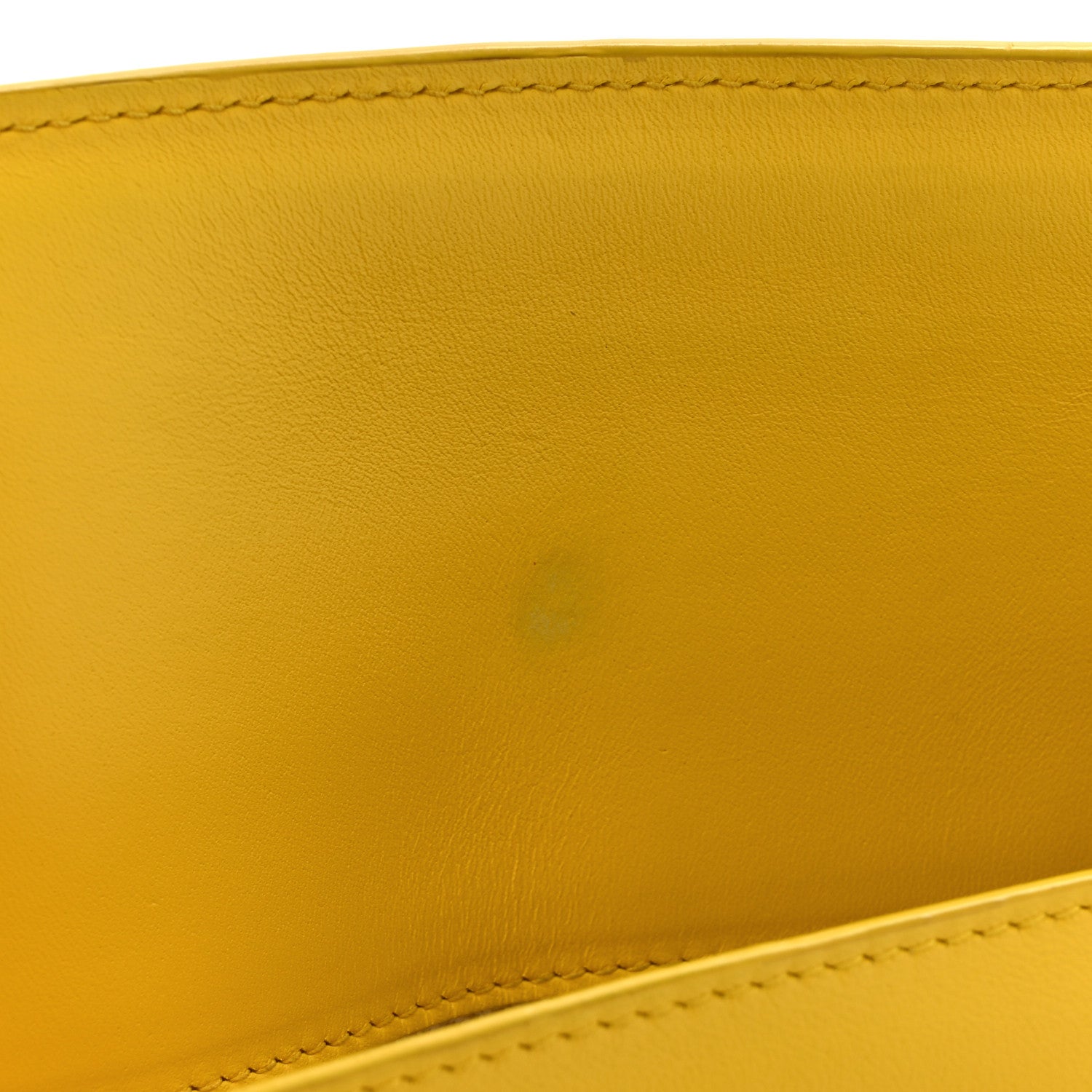 Loewe Calfskin Embossed Large Double Amarillo Pouch Yellow 12 of 17