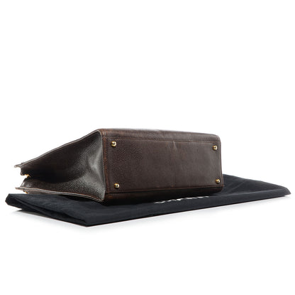 Chanel Caviar Shoulder Bag Dark Brown 4 of 7