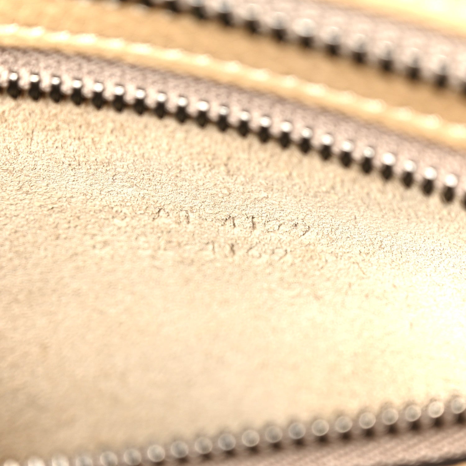 Celine Drummed Calfskin Micro Luggage Dune 7 of 12