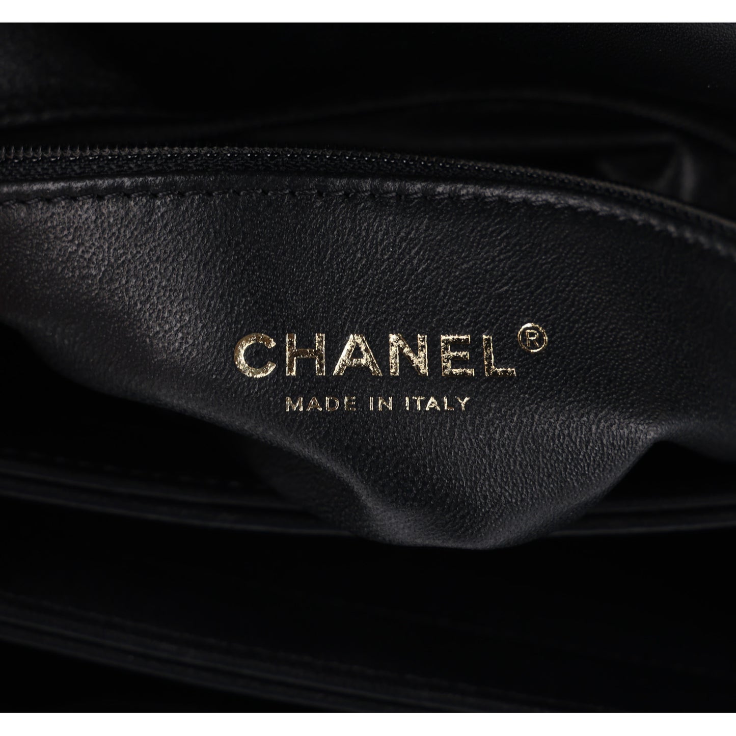 Lambskin Quilted Small Trendy CC Dual Handle Flap Bag Black