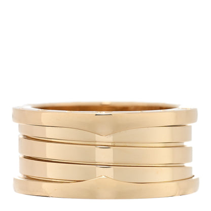 Bulgari 18K Yellow Gold B.Zero1 Four-Band Ring 58 8.5 3 of 4