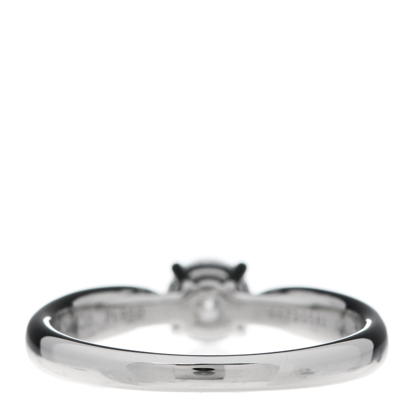 Platinum Diamond .37ct Harmony Solitaire Engagement Ring 48 4.5
