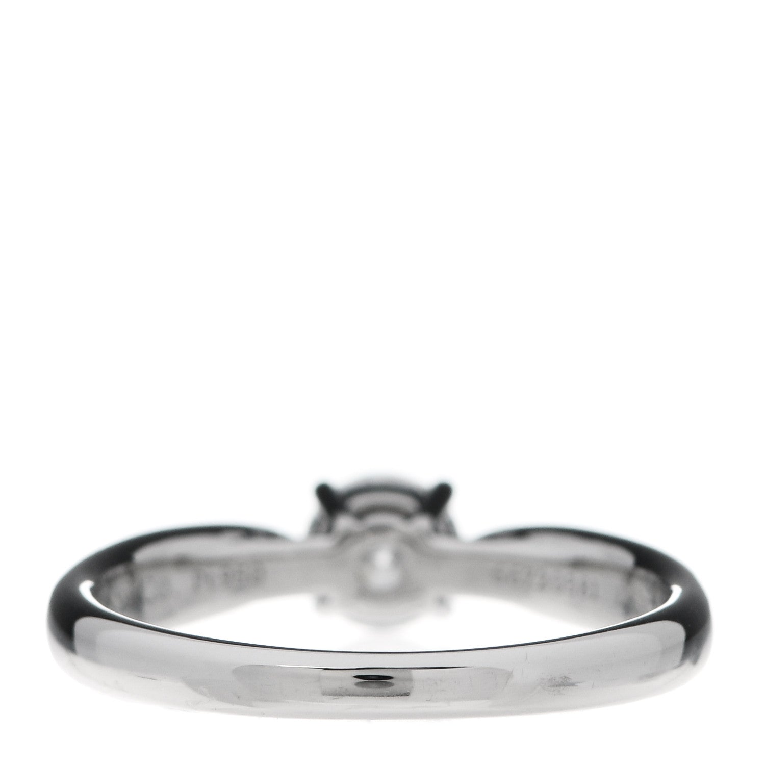 Tiffany Platinum Diamond .37ct Harmony Solitaire Engagement Ring 48 4.5 4 of 6