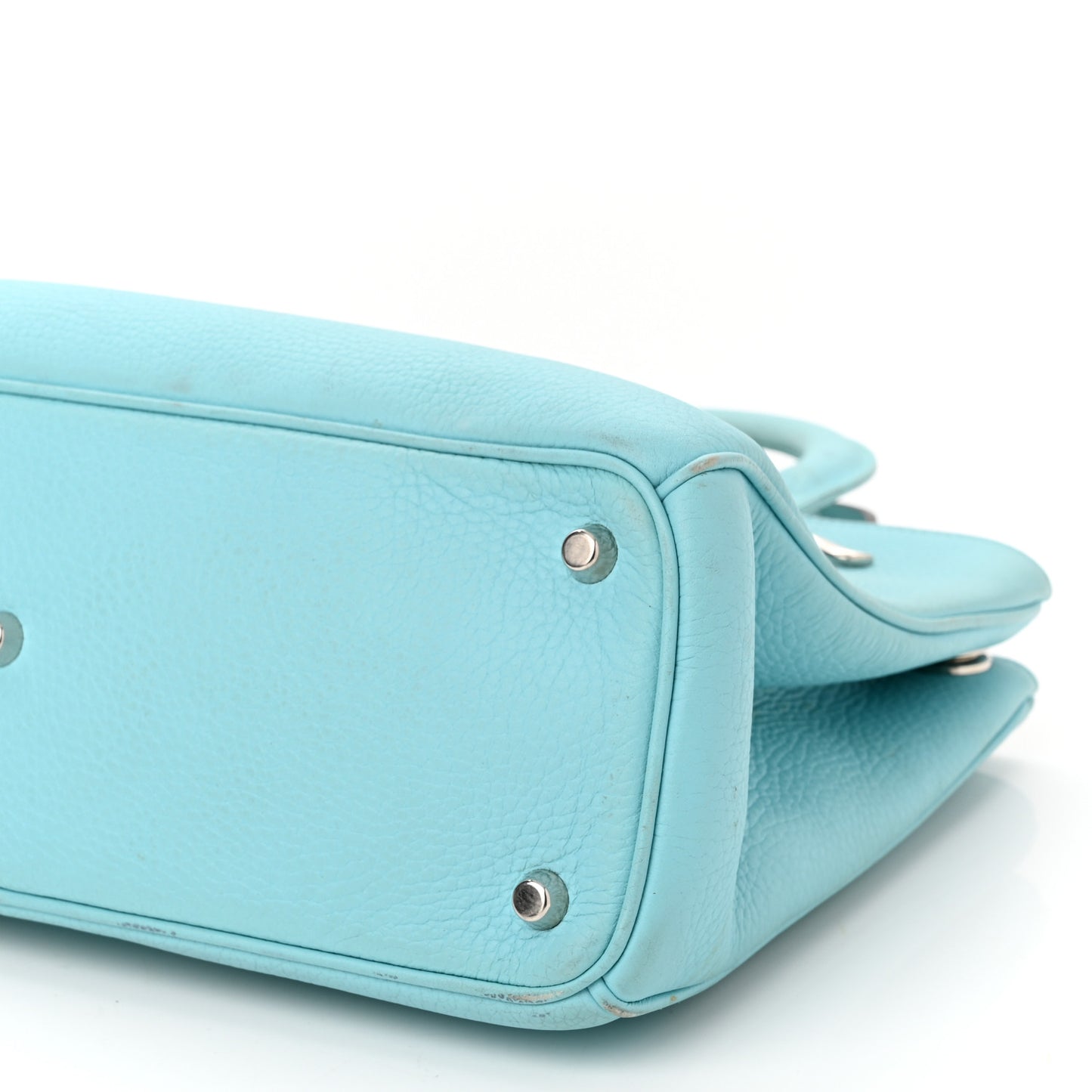 Smooth Calfskin Medium Diorissimo Tote Light Blue