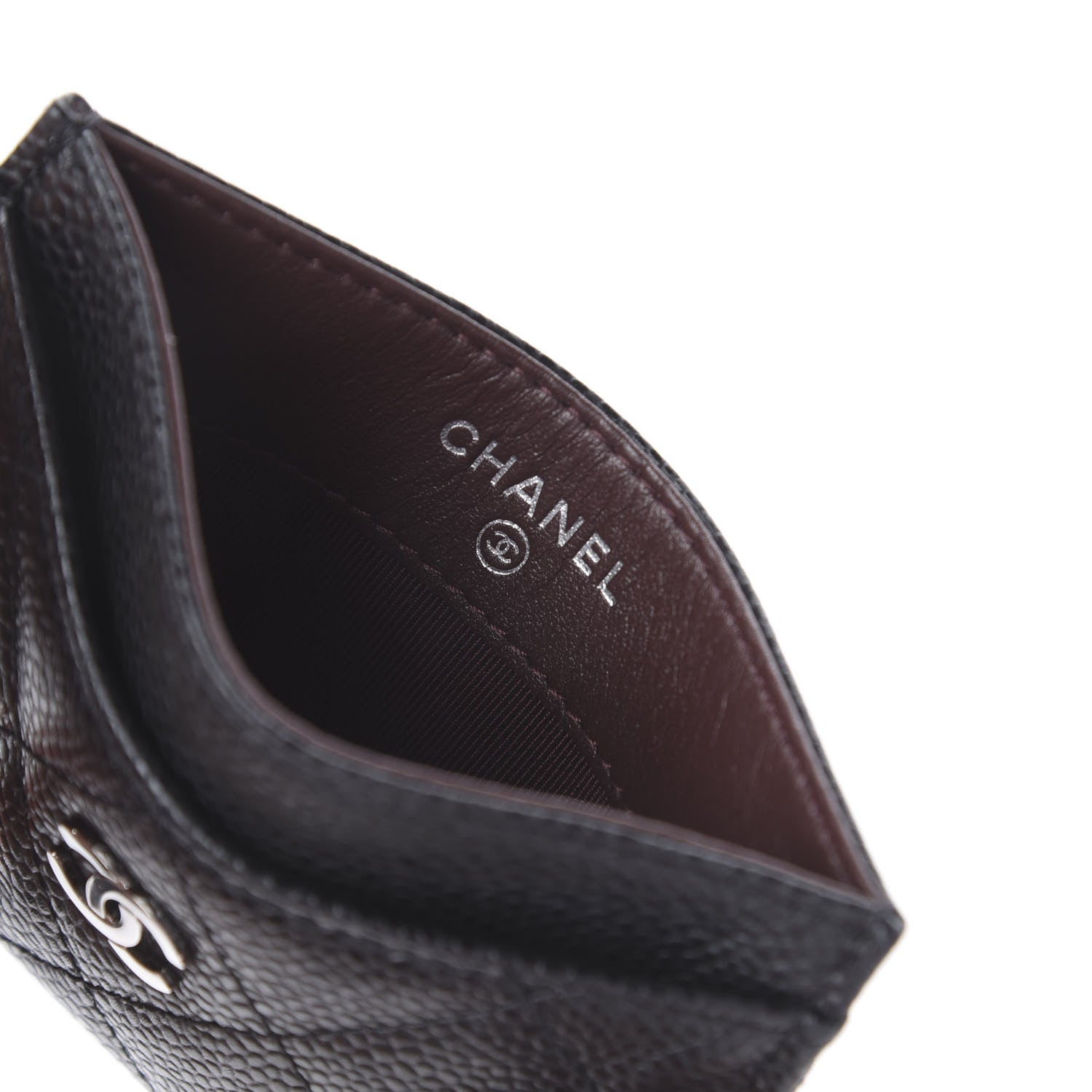 Chanel Caviar Quilted Card Holder Black 6 of 7