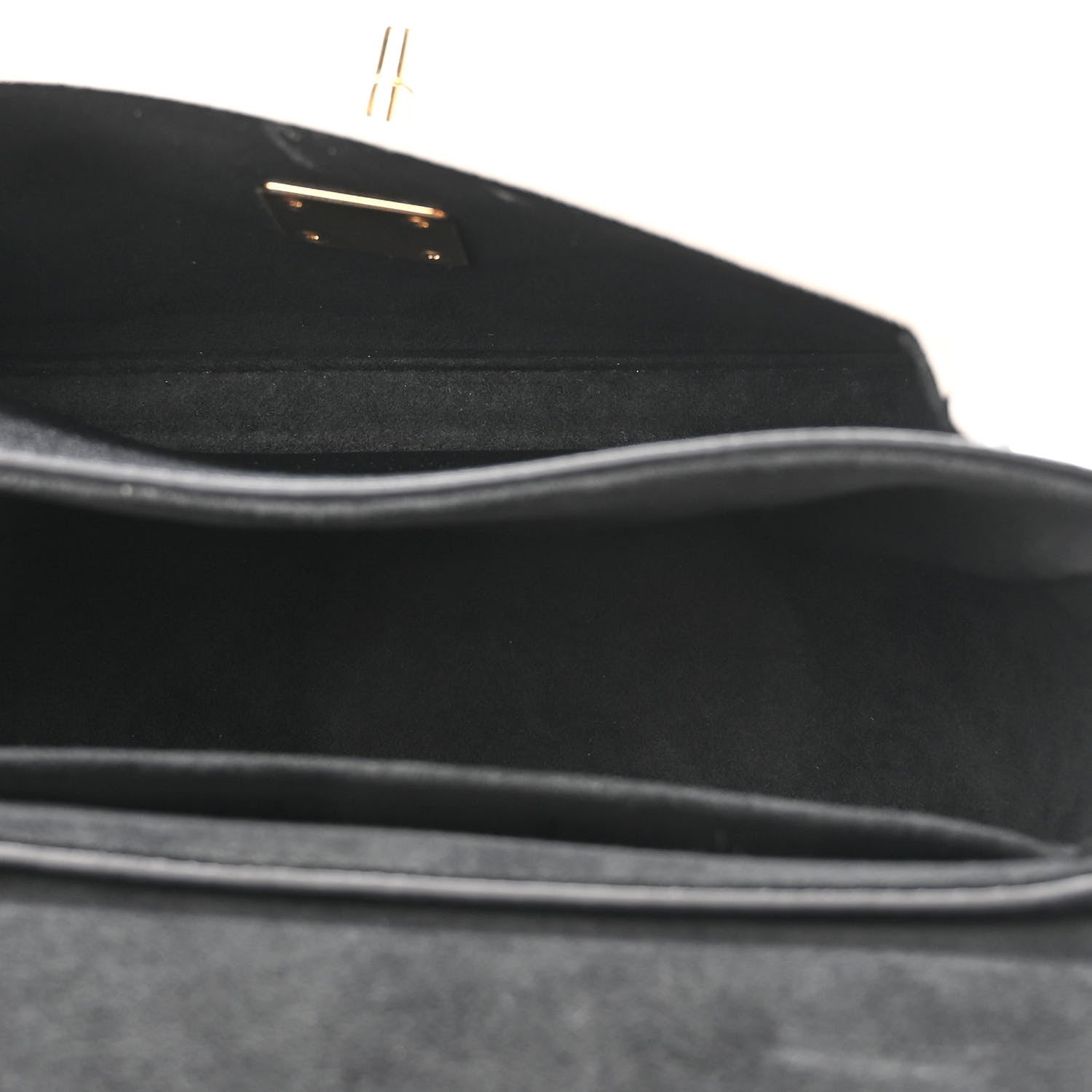 Louis Vuitton Grained Calfskin Lockme Tender Black 5 of 9