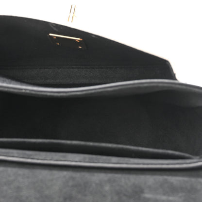 Louis Vuitton Grained Calfskin Lockme Tender Black 5 of 9