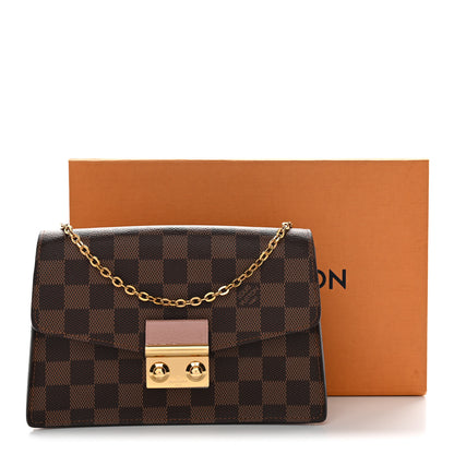 Louis Vuitton Damier Ebene Croisette Chain Wallet Magnolia 12 of 12