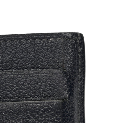 Hermes Evercolor Citizen Twill Card Case Bleu Nuit Vert Moyen Bleu Saphir 11 of 13