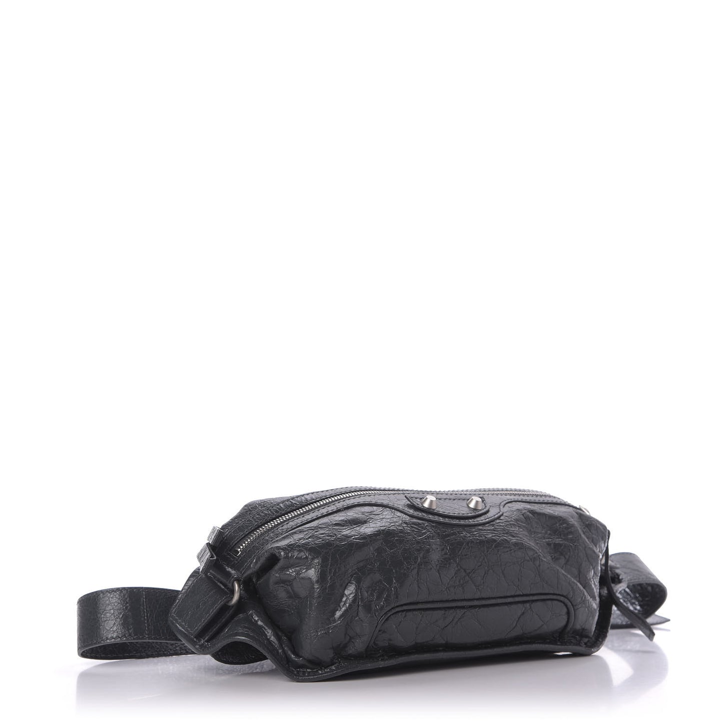Lambskin Classic Hardware Neo Lift Hip Bag Anthracite