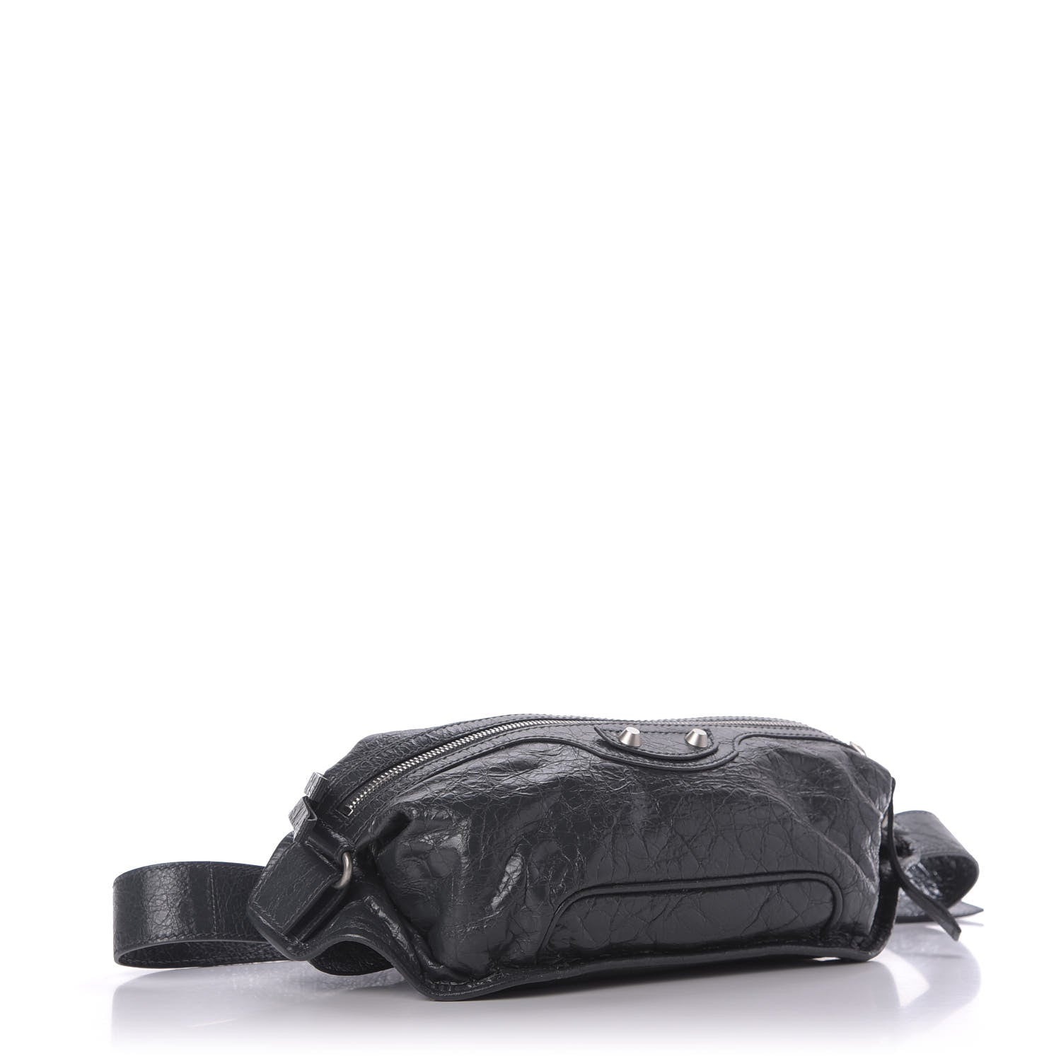 Balenciaga Lambskin Classic Hardware Neo Lift Hip Bag Anthracite 4 of 9