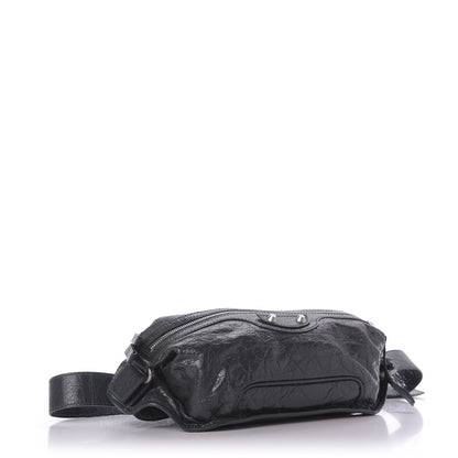 Balenciaga Lambskin Classic Hardware Neo Lift Hip Bag Anthracite 4 of 9