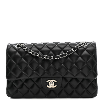 Chanel Lambskin Quilted Medium Double Flap Black 1 of 16