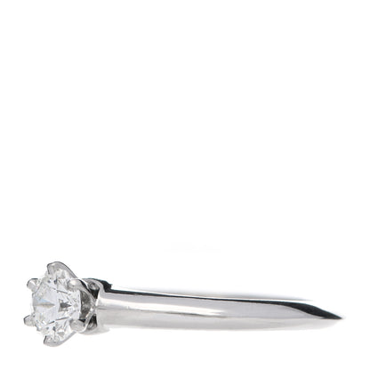 Tiffany Platinum Diamond .55ct Solitaire Engagement Ring 57 8 3 of 6