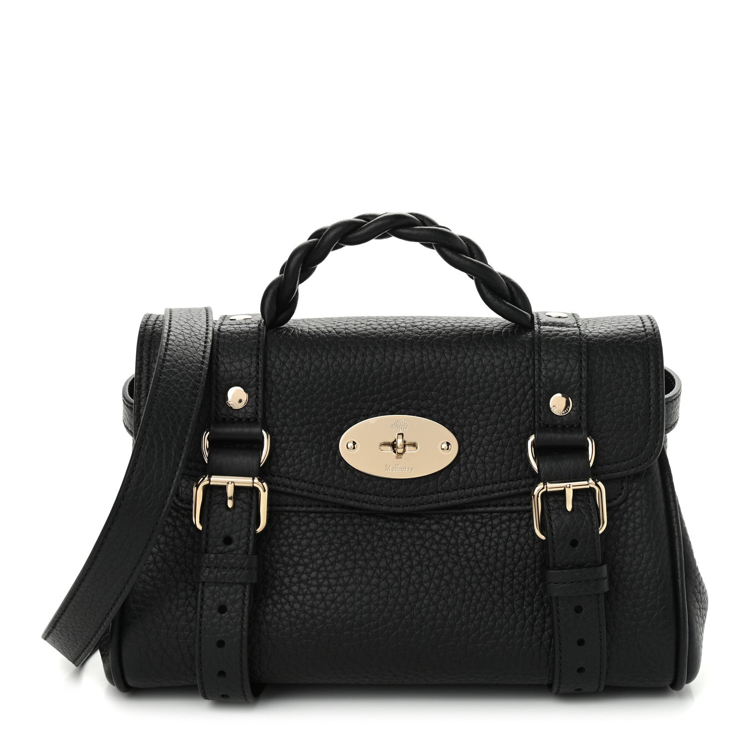 Mulberry Heavy Grain Mini Alexa Black 1 of 11