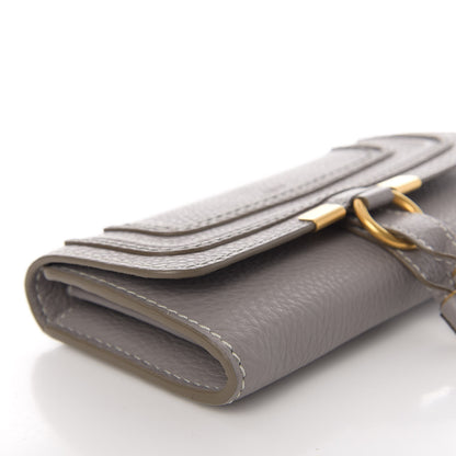 Chloe Calfskin Marcie Continental Flap Wallet Cashmere Grey 6 of 10