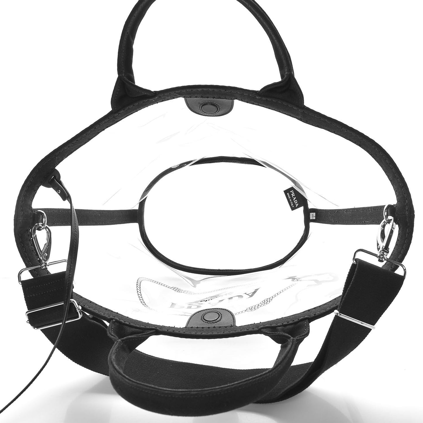 Plexiglass Canapa Small Shopper Tote Black