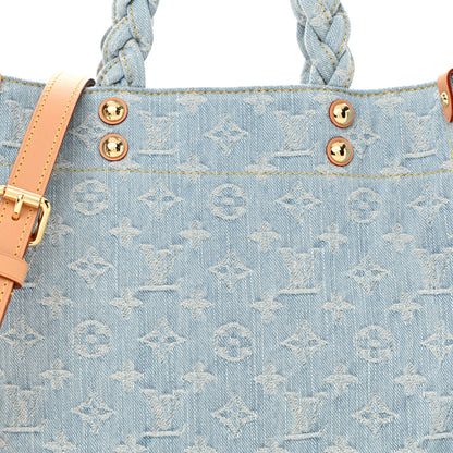 Louis Vuitton Monogram Washed Denim Let Go PM Sky Blue 7 of 10