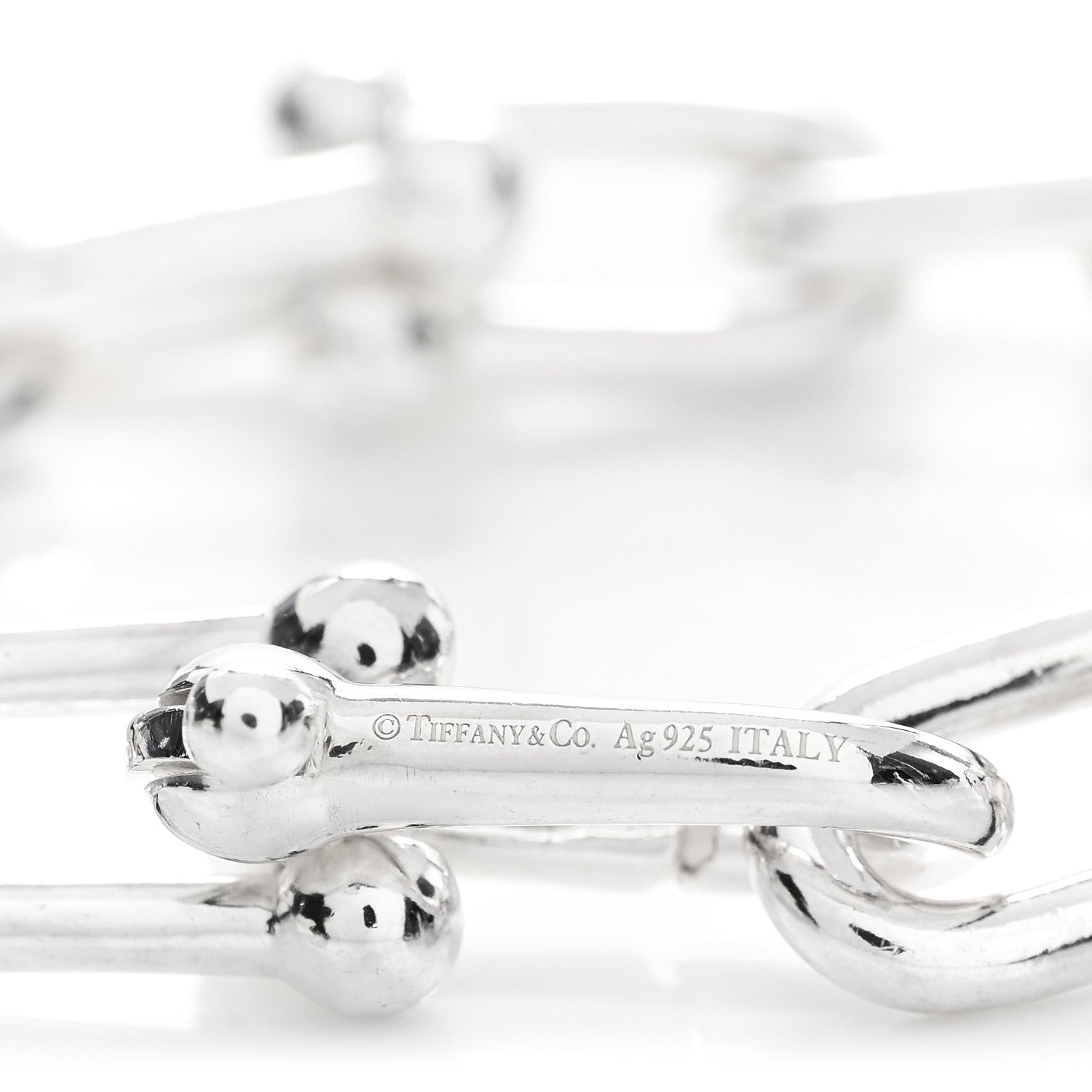 Tiffany Sterling Silver Large HardWear Link Bracelet 3 of 3