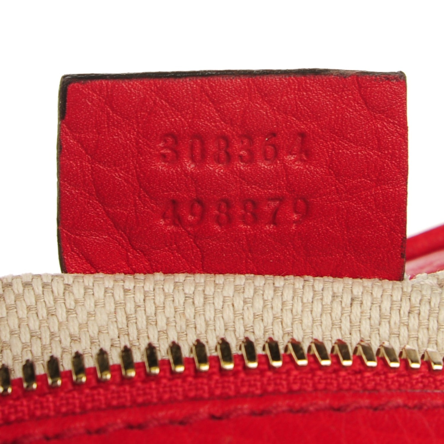 Gucci Pebbled Calfskin Small Soho Disco Bag Tabasco Red 7 of 7