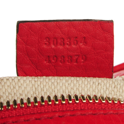 Gucci Pebbled Calfskin Small Soho Disco Bag Tabasco Red 7 of 7