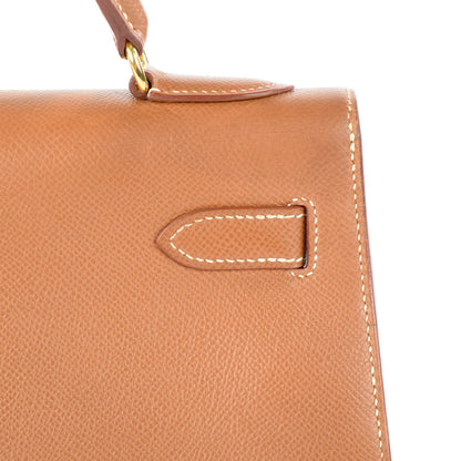 Hermes Courchevel Kelly Sellier 32 Gold 16 of 22