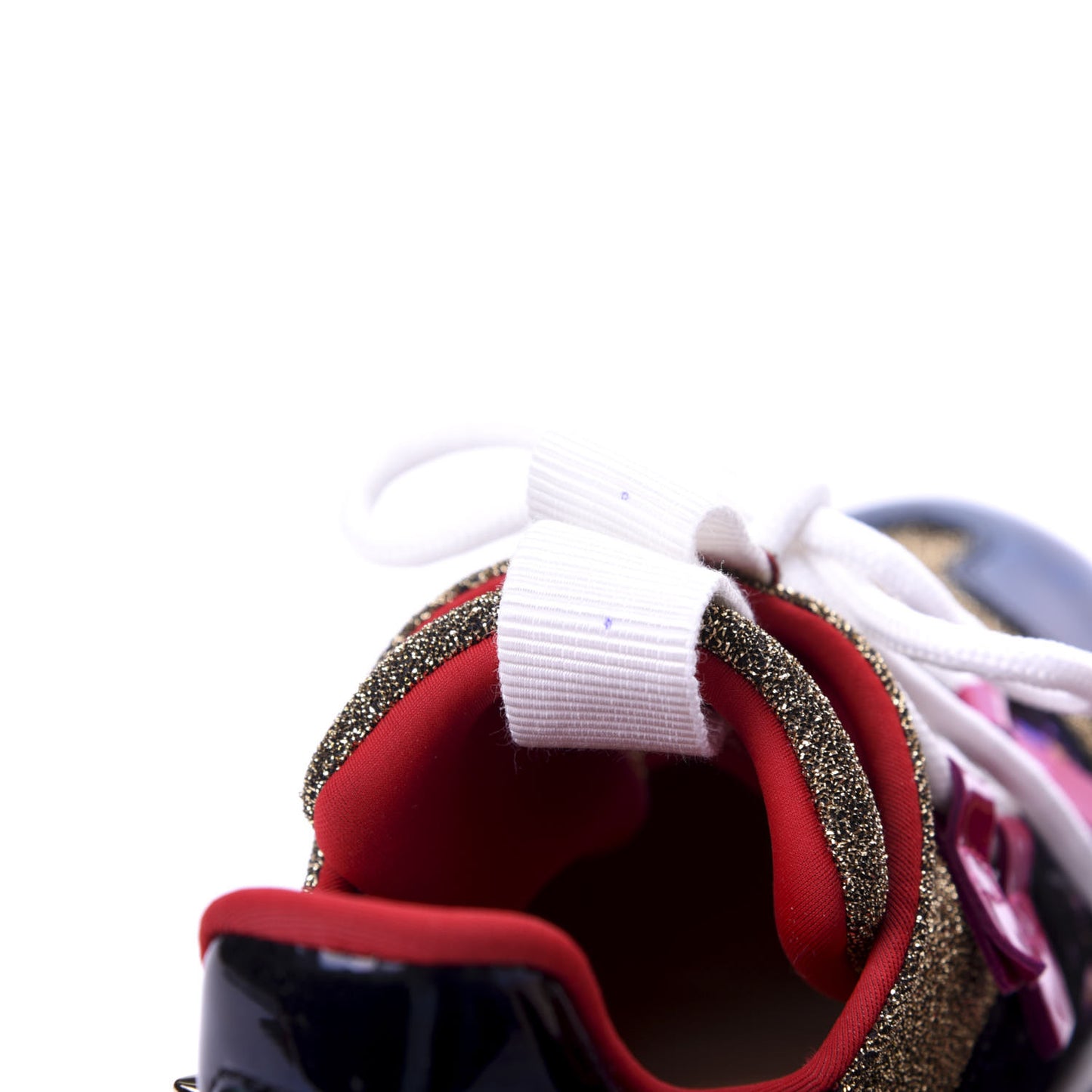 Glitter Sunset Specchio Donna Red Runner Spike Flat Sneaker 37 Multicolor