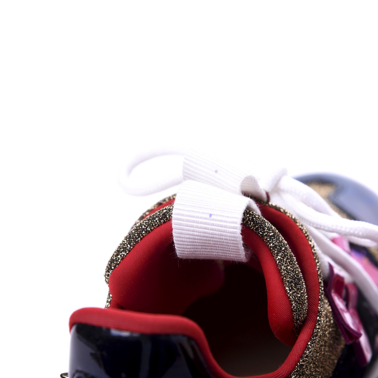 Christian Louboutin Glitter Sunset Specchio Donna Red Runner Spike Flat Sneaker 37 Multicolor 10 of 11